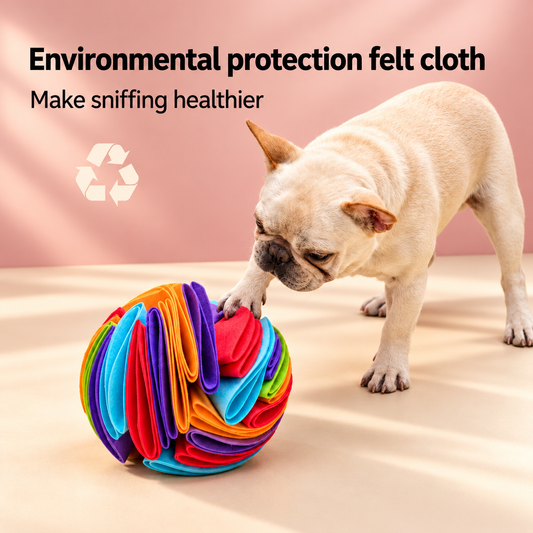 MASRID Snuffle Ball – Interactive Treat-Hiding Toy for Dogs & Cats
