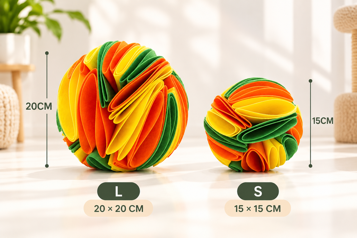 MASRID Snuffle Ball – Interactive Treat-Hiding Toy for Dogs & Cats