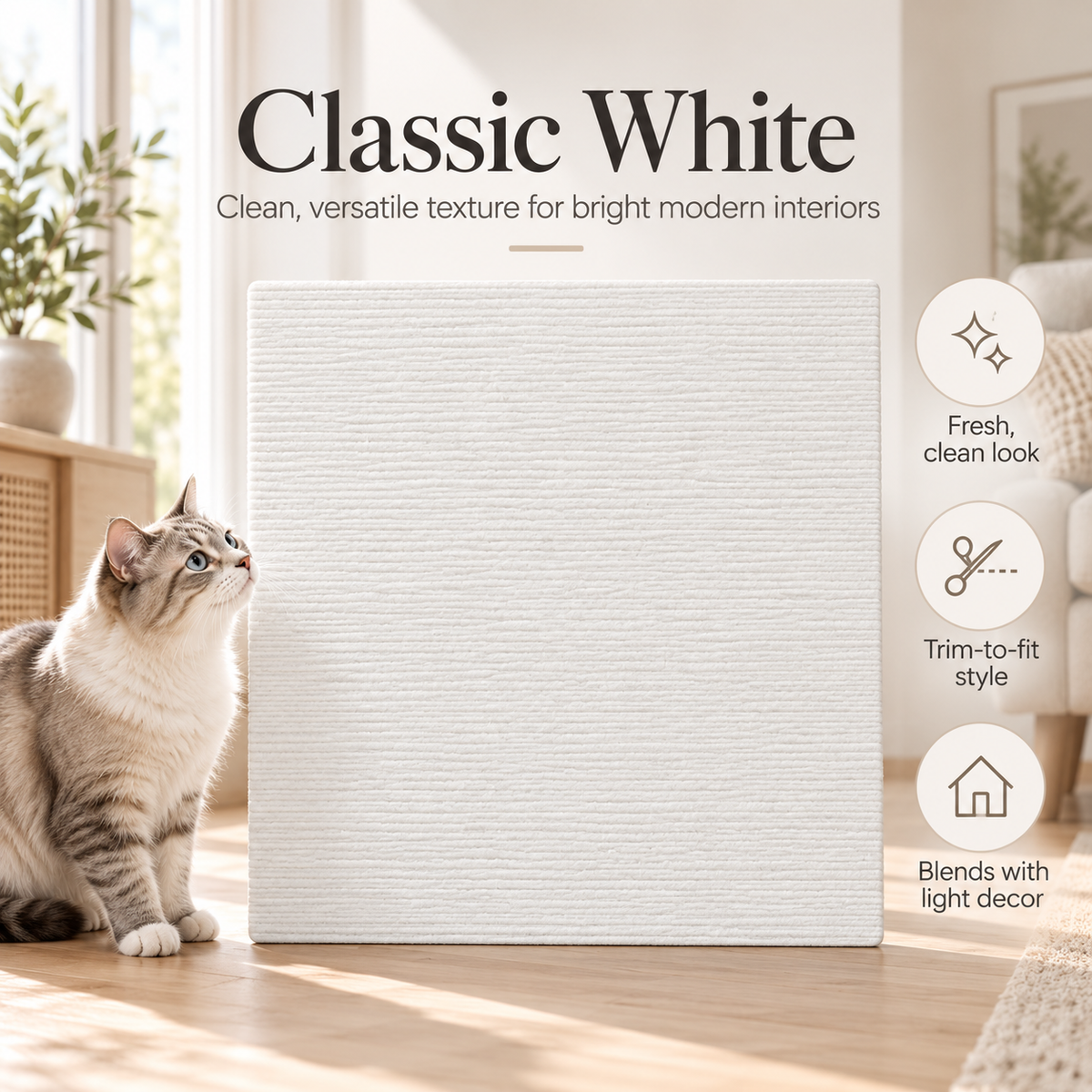 Self-Adhesive Cat Scratching Mat – Sofa & Furniture Protector
