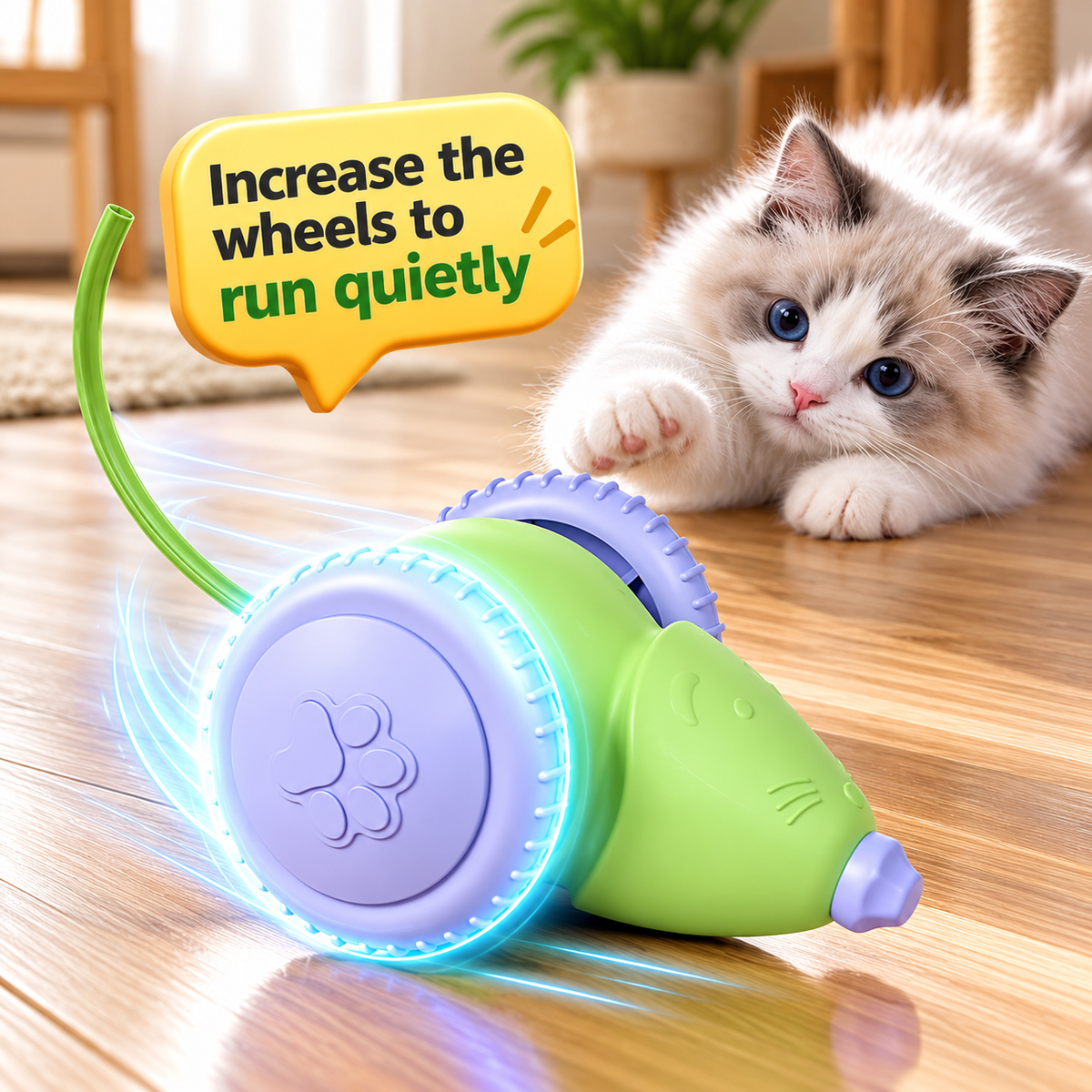 Interactive Electric Cat Toy – Automatic Moving Mouse