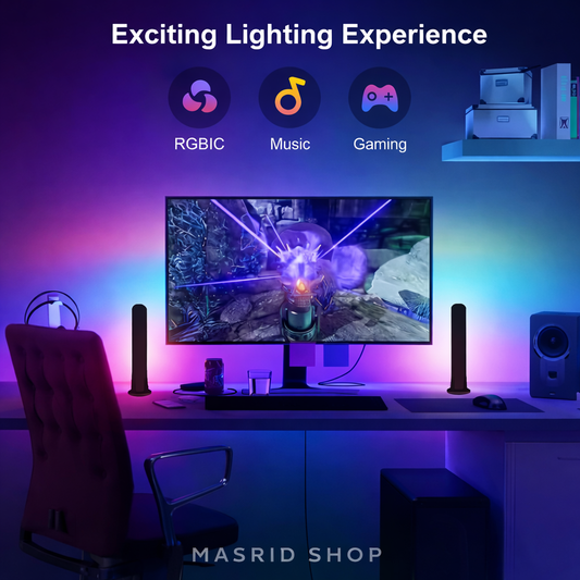 RGB Smart LED Light Bar – Gaming & TV Ambient Desk Light