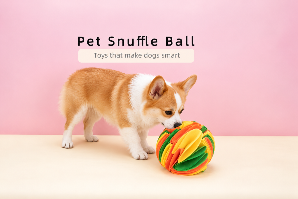 MASRID Snuffle Ball – Interactive Treat-Hiding Toy for Dogs & Cats